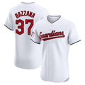 C.Guardians #37 Travis Bazzana Player White Limited Elite Home Fdoa Stitched Jerseys