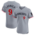 M.Twins #9 Trevor Larnach Player Gray Home Limited Elite Fdoa Stitched Jerseys