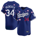 LA.Dodgers #34 Fernando Valenzuela Player Royal Tokyo Series Vapor Premier Limited Fdoa Stitched Jerseys