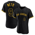 LA.Angels #9 Zach Neto Player Black Snake Skin City Limited Elite Home Fdoa Stitched Jerseys