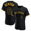LA.Angels #6 Anthony Rendon Player Black Snake Skin City Limited Elite Home Fdoa Stitched Jerseys
