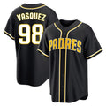 S.Diego Padres #98 Randy Vasquez Player Black 2026 Fashion Home Fdoa Stitched Jerseys