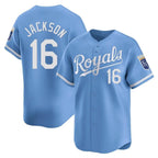 KC.Royals #16 Bo Jackson Player Light Blue Alt Limited Home Fdoa Stitched Jerseys