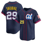 D.Tigers #29 Tarik Skubal Player Navy Limited American League All-Star Edition Fdoa Stitched Jerseys