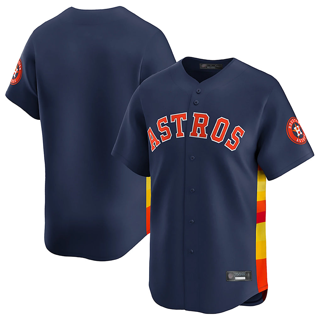 H.Astros ## Astros Blank Player Navy Home Limited Fdoa Stitched Jerseys