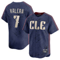 C.Guardians #7 George Valera Player Navy City Connect Limited Home Fdoa Stitched Jerseys