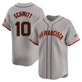 SF.Giants #10 Casey Schmitt Player Gray Home Limited Fdoa Stitched Jerseys