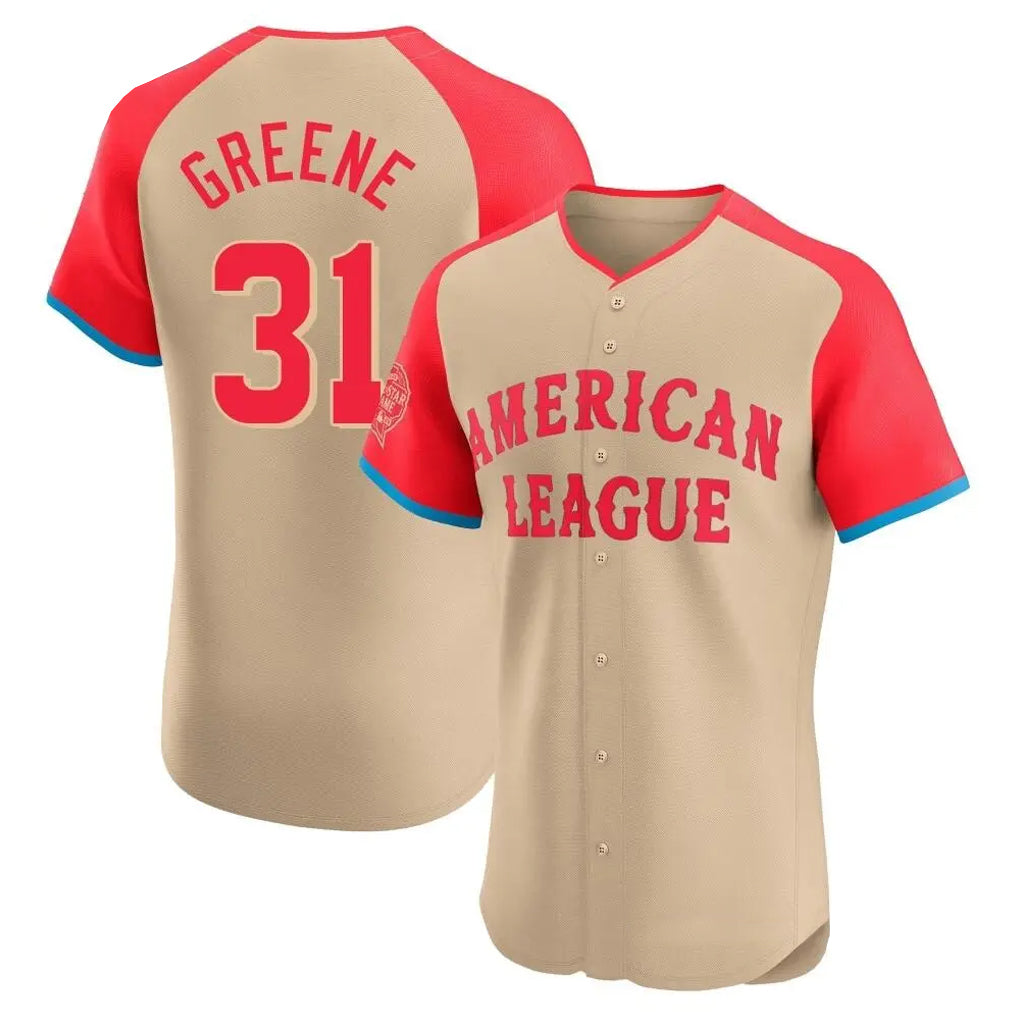 D.Tigers #31 Riley Greene Player Cream American League All-Star Limited Elite Home Fdoa Stitched Jerseys