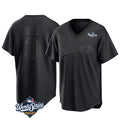 LA.Dodgers #3 Edwin D¨ªaz Player Black World Series Pitch Fashion T-shirt Fdoa Stitched Jerseys