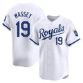 KC.Royals #19 Michael Massey Player White Alt Limited Home Fdoa Stitched Jerseys