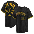 SF.Giants #26 Matt Chapman Player Black Snake Skin City Limited Fdoa Stitched Jerseys