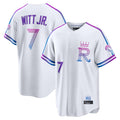 KC.Royals #7 Bobby Witt Jr. Player White 2026 City Connect Limited Home Fdoa Stitched Jerseys