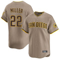 S.Diego Padres #22 Mason Miller Player Khaki Home Limited Fdoa Stitched Jerseys