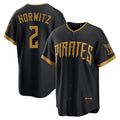 P.Pirates #2 Spencer Horwitz Player Black 2026 City Connect Home Limited Fdoa Stitched Jerseys