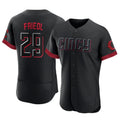 C.Reds #29 TJ Friedl Player Black City Connect Limited Elite Home Fdoa Stitched Jerseys
