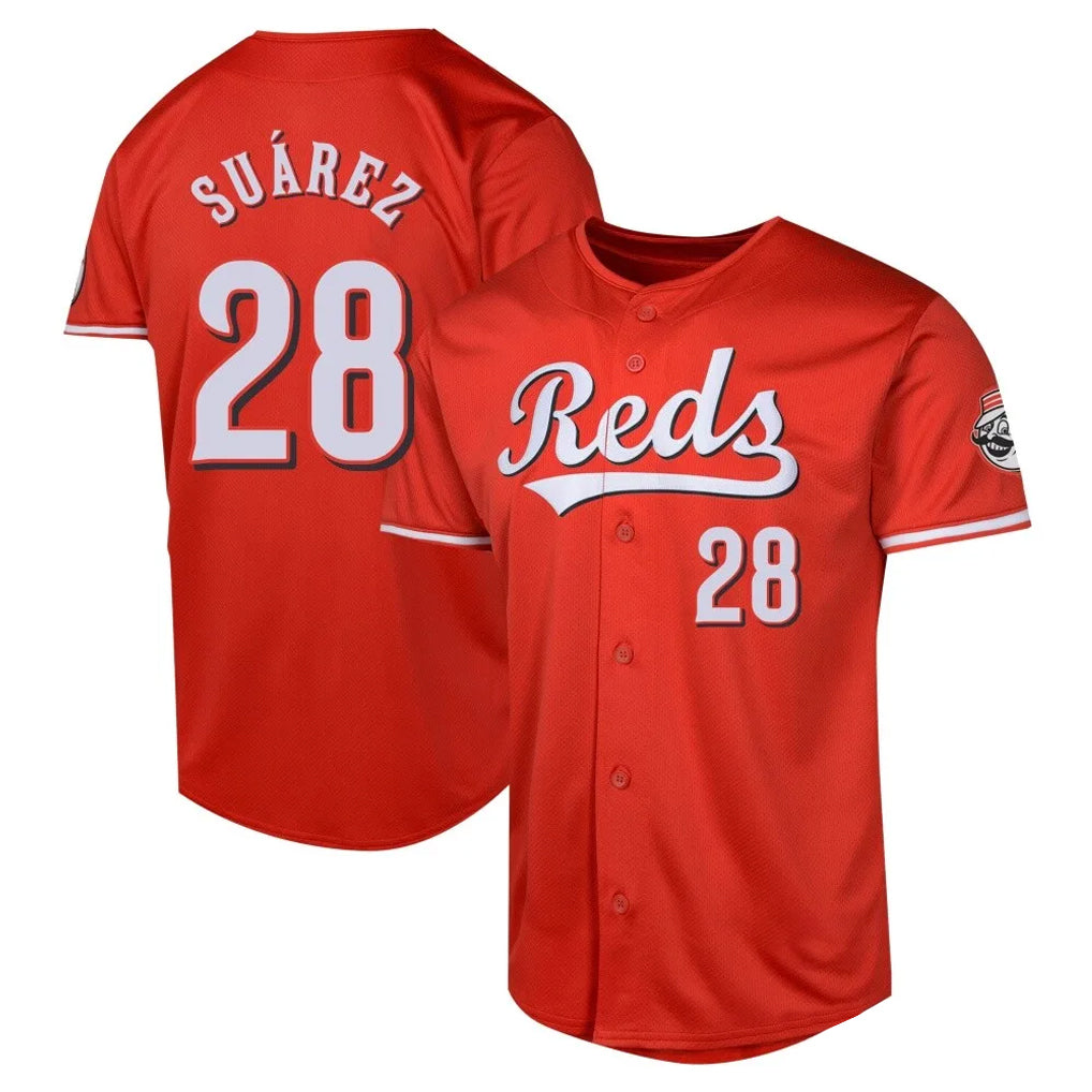 C.Reds #28 Eugenio Su¨¢rez Player Red 2026 City Connect Limited Home Fdoa Stitched Jerseys
