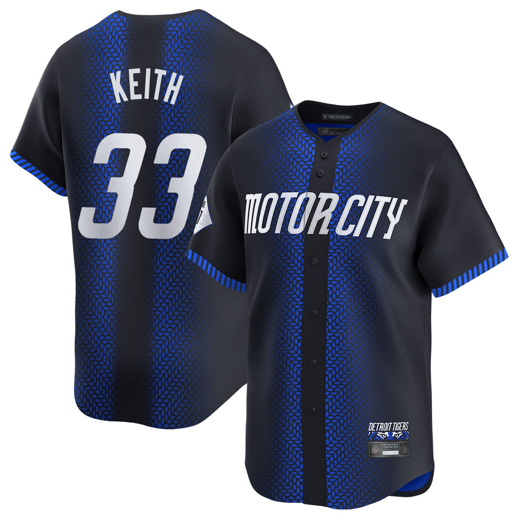 D.Tigers #33 Colt Keith Player Navy City Connect Home Limited Fdoa Stitched Jerseys