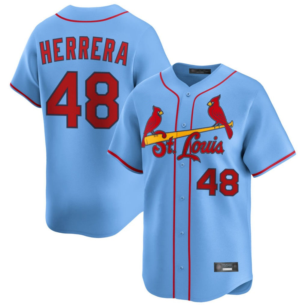 St. Louis Cardinals #48 Ivan Herrera Player Light Blue  Home Limited Fdoa Stitched Jerseys