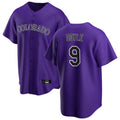 C.Rockies #9 Brenton Doyle Player Purple Game Home Fdoa Stitched Jerseys
