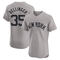 NY.Yankees #35 Cody Bellinger Player Gray Limited Elite Home Fdoa Stitched Jerseys